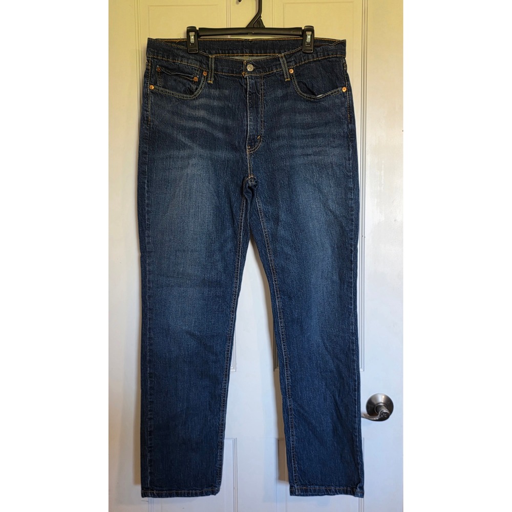 Levis 541 Athletic Taper Jeans Mens 36x32 Dark Wash Blue Denim 18181-0692